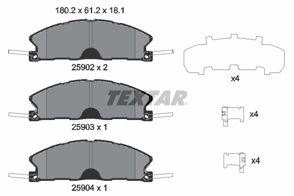 Brake Pad Set, disc brake