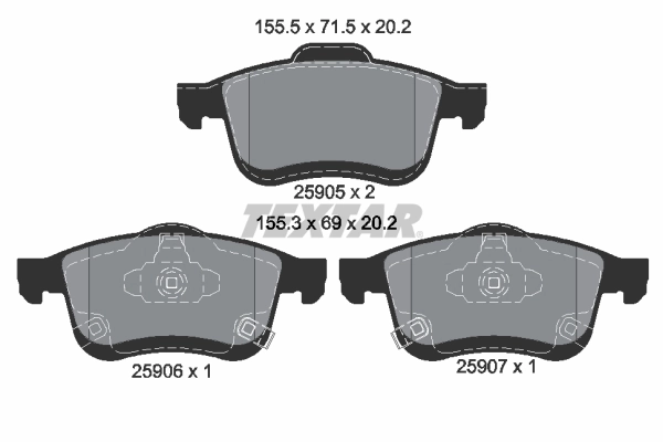 Brake Pad Set, disc brake