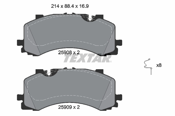 Brake Pad Set, disc brake