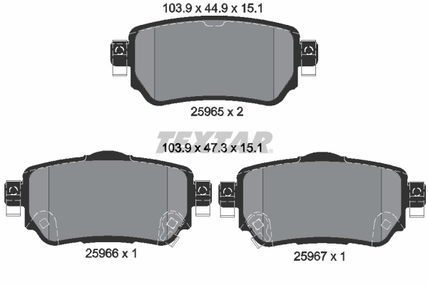 Brake Pad Set, disc brake