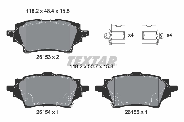 Brake Pad Set, disc brake