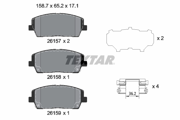 Brake Pad Set, disc brake
