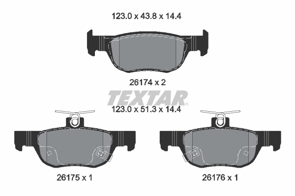 Brake Pad Set, disc brake