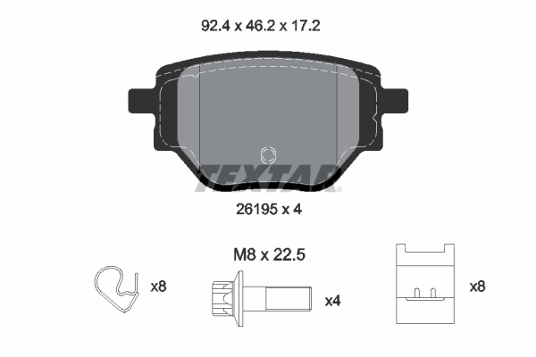 Brake Pad Set, disc brake