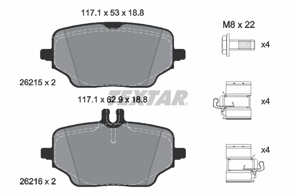 Brake Pad Set, disc brake
