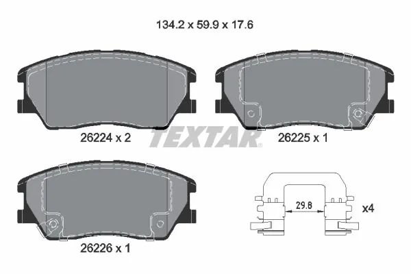 Brake Pad Set, disc brake