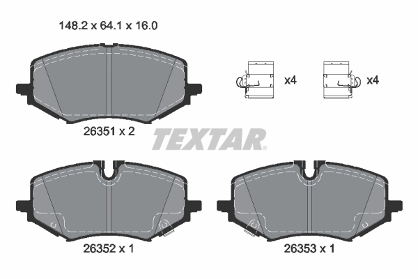 Brake Pad Set, disc brake