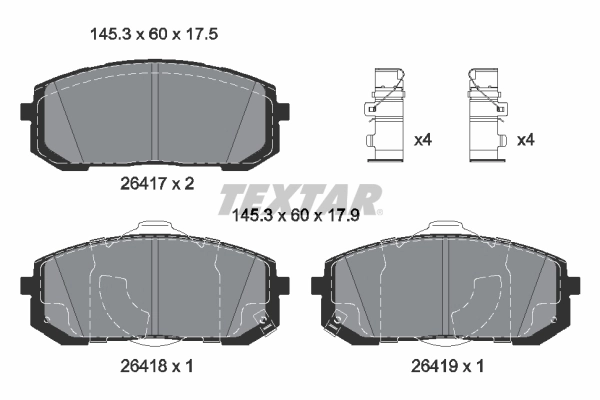 Brake Pad Set, disc brake