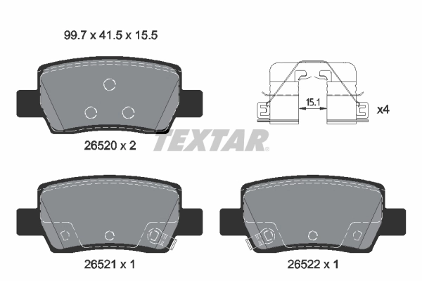 Brake Pad Set, disc brake