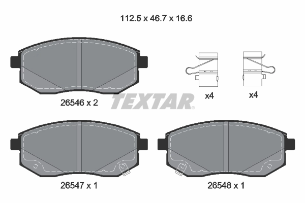 Brake Pad Set, disc brake
