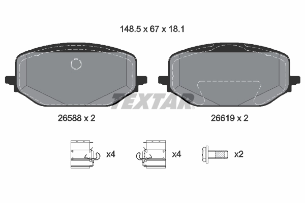Brake Pad Set, disc brake
