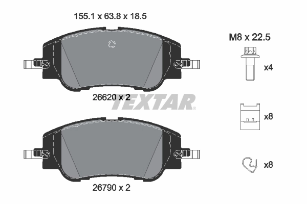 Brake Pad Set, disc brake