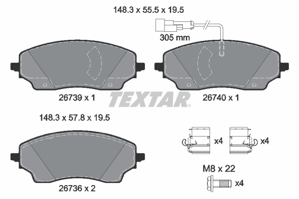 Brake Pad Set, disc brake