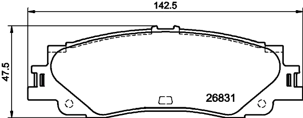 Brake Pad Set, disc brake