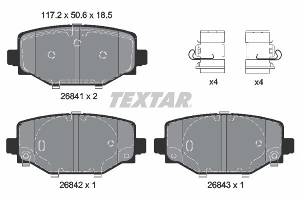 Brake Pad Set, disc brake
