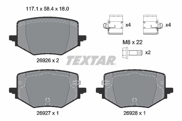 Brake Pad Set, disc brake