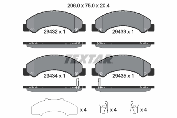 Brake Pad Set, disc brake