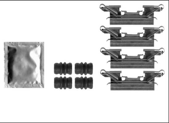 Accessory Kit, disc brake pad
