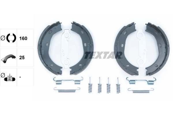 Brake Shoe Set, parking brake