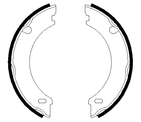 Brake Shoe Set, parking brake