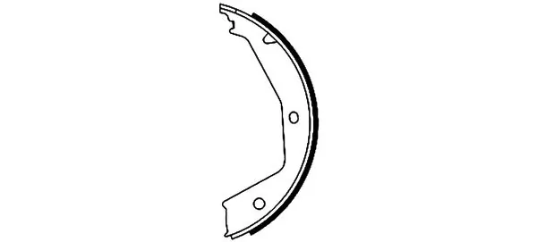 Brake Shoe Set, parking brake