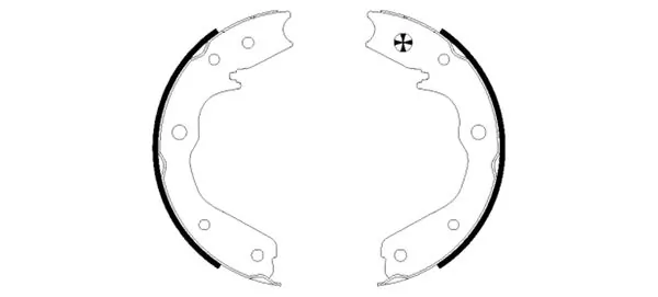 Brake Shoe Set, parking brake