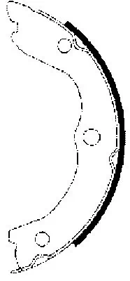 Brake Shoe Set, parking brake