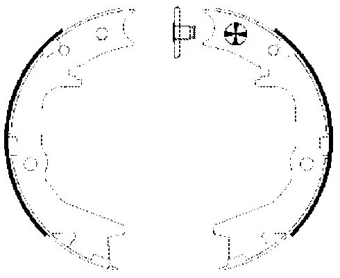 Brake Shoe Set, parking brake