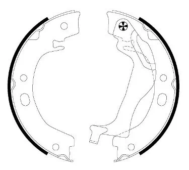 Brake Shoe Set, parking brake