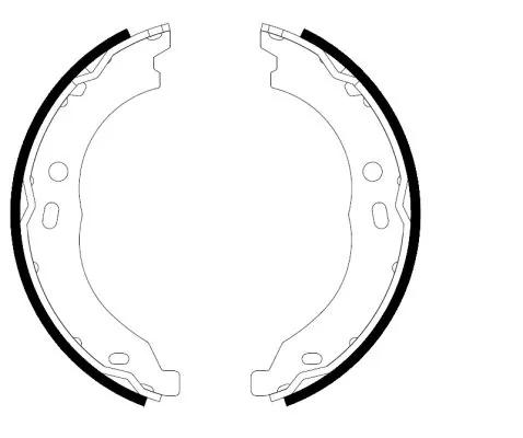 Brake Shoe Set, parking brake