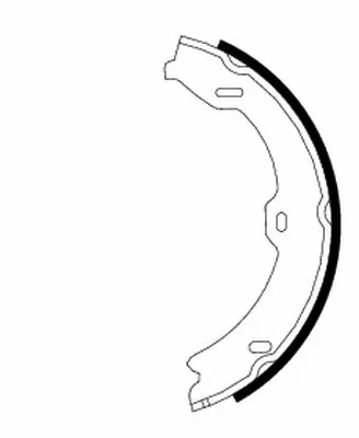Brake Shoe Set, parking brake