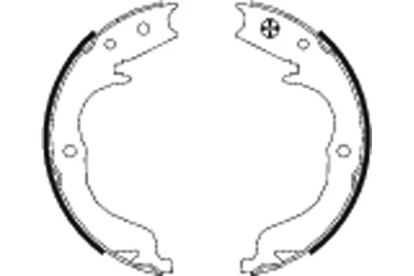 Brake Shoe Set, parking brake