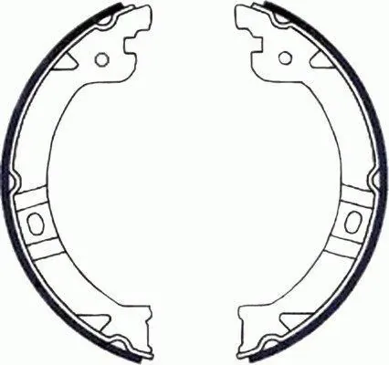 Brake Shoe Set, parking brake
