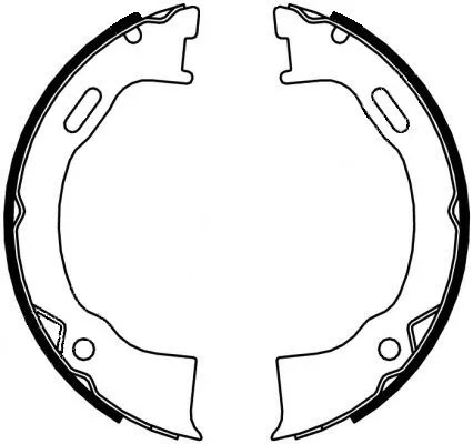 Brake Shoe Set, parking brake
