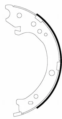 Brake Shoe Set, parking brake