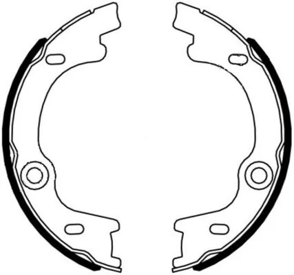 Brake Shoe Set, parking brake