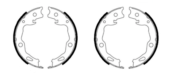 Brake Shoe Set, parking brake