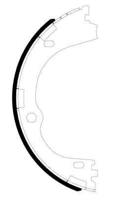 Brake Shoe Set, parking brake