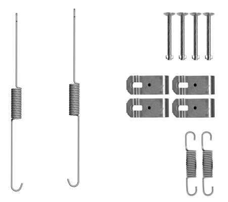 Accessory Kit, brake shoes