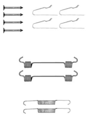 Accessory Kit, parking brake shoes