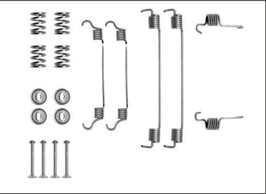 Accessory Kit, brake shoes
