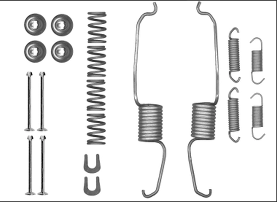 Accessory Kit, brake shoes