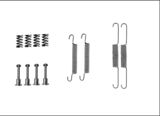 Accessory Kit, parking brake shoes