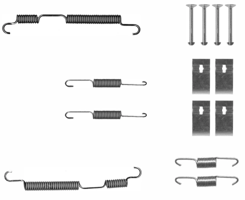Accessory Kit, brake shoes