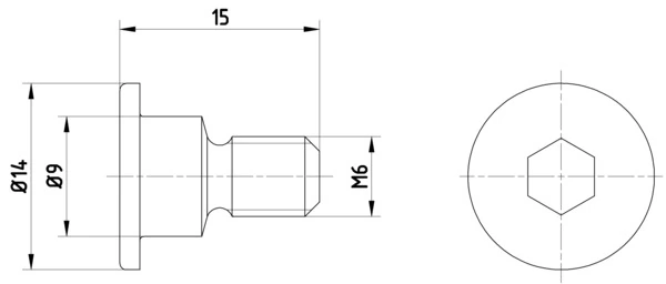Bolt, brake disc