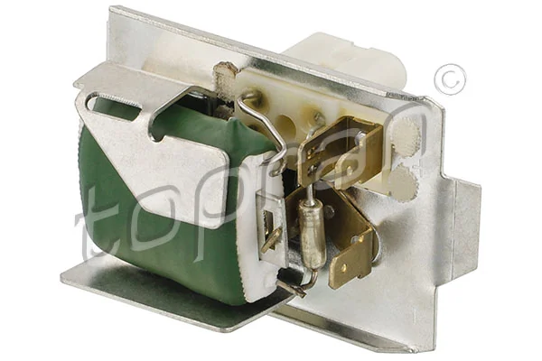 Resistor, interior blower