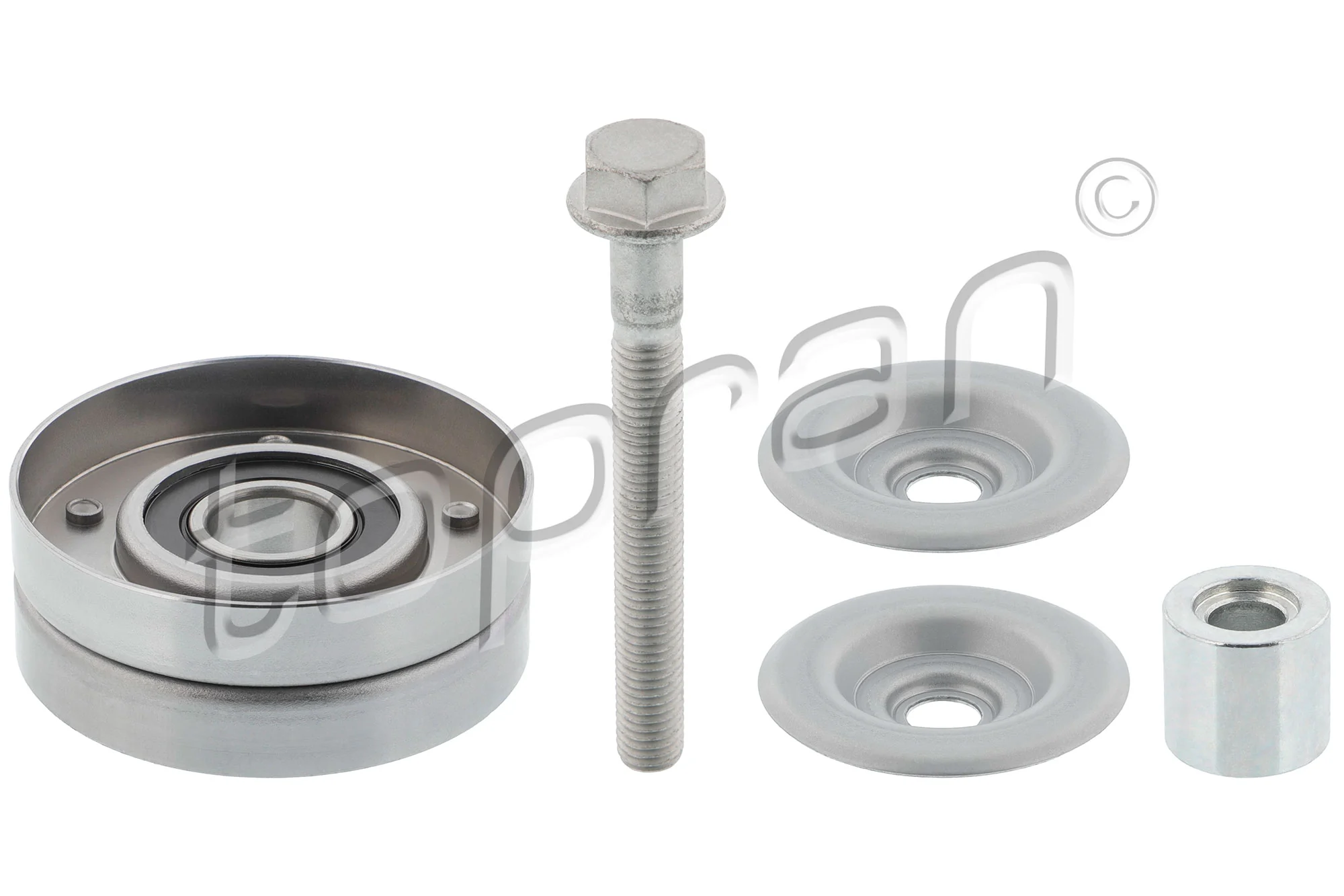 Deflection/Guide Pulley, V-ribbed belt