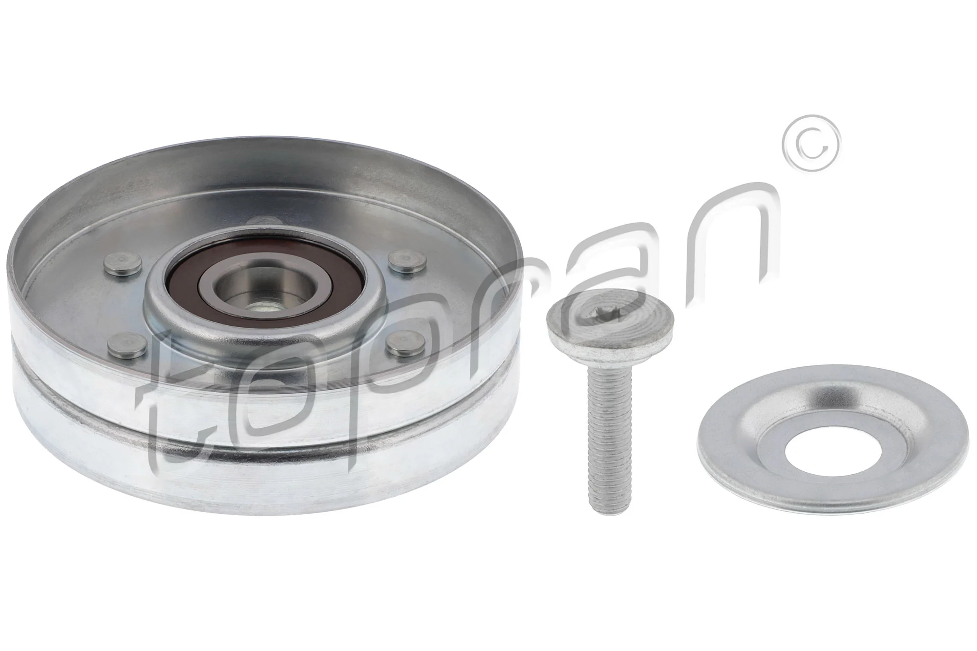 Deflection/Guide Pulley, V-ribbed belt