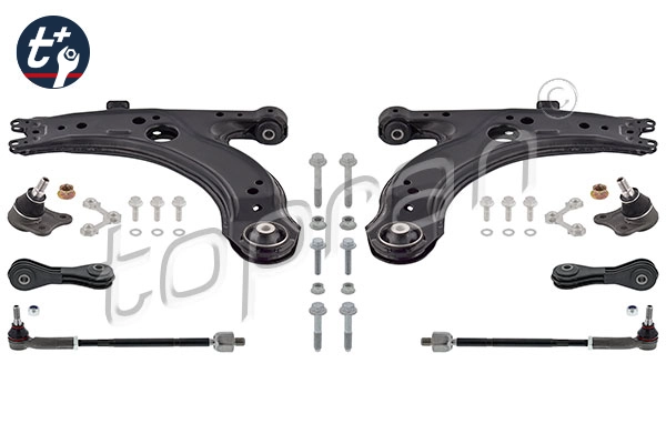 Control/Trailing Arm Kit, wheel suspension
