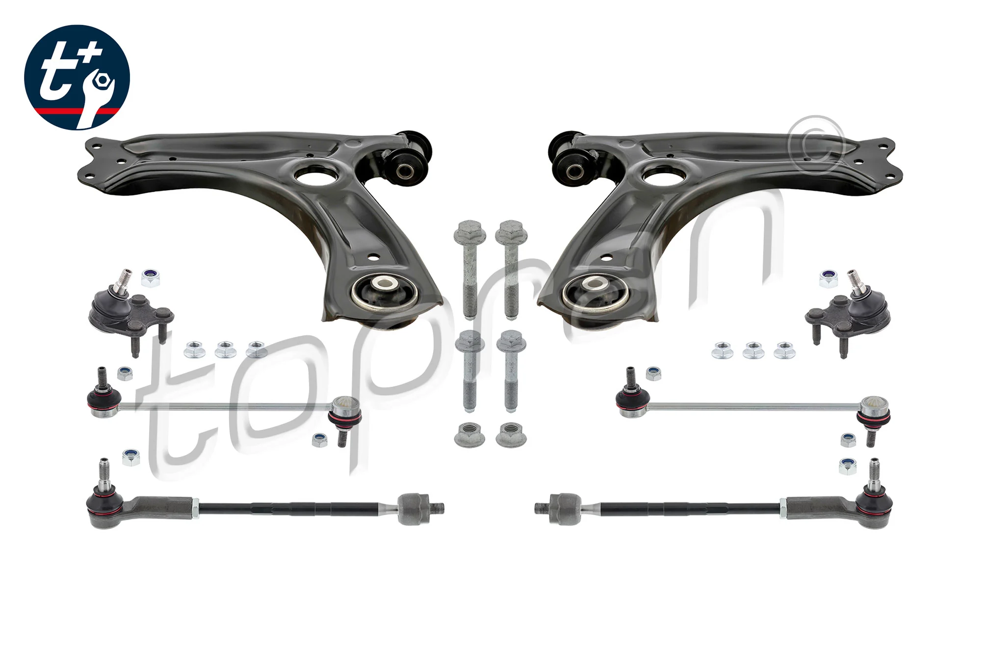 Control/Trailing Arm Kit, wheel suspension